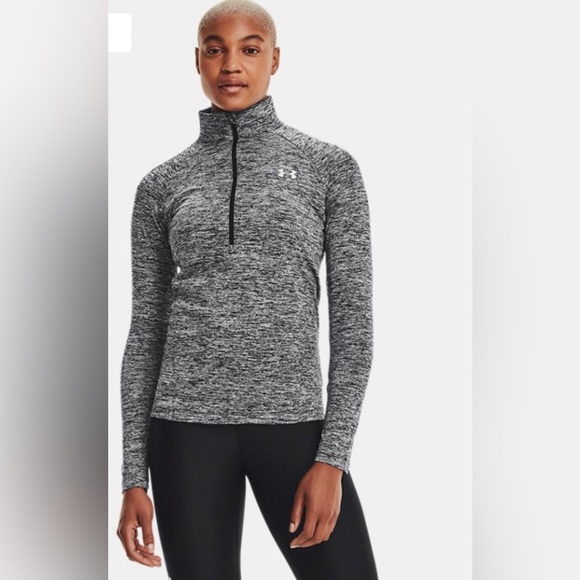 Under Armour Women's Training Tech Twist Half Zip Long Sleeve Shirt - Picture 13 of 13